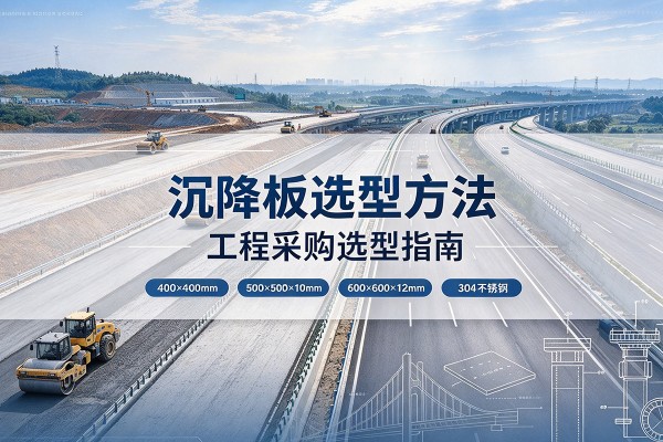 桃城沉降板选择方法