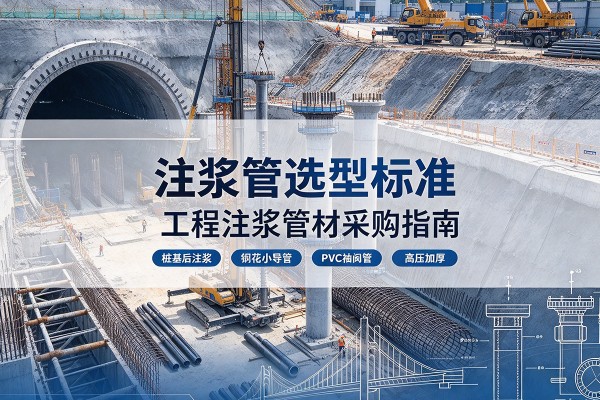桃城注浆管选型标准