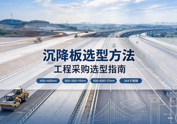 桃城沉降板选择方法